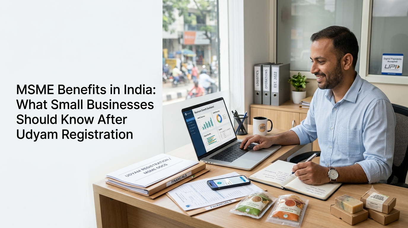 MSME Benefits in India: What Small Businesses Should Know After Udyam Registration