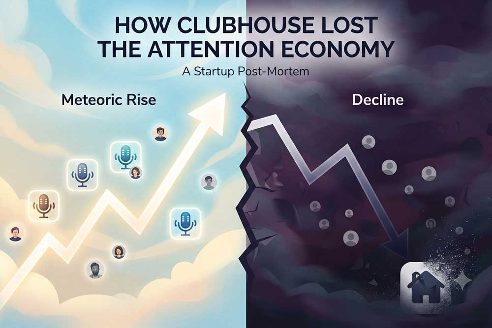 How Clubhouse Lost the Attention Economy: A Startup Post-Mortem